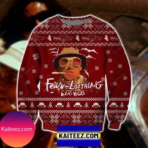 Fear And Loathing In Lvs Knitting Pattern 3d Print Christmas Ugly Sweater