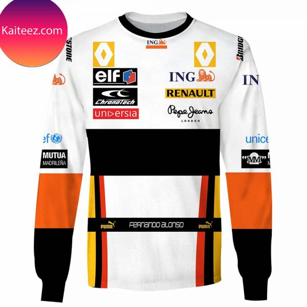 Fernando Alonso Formula Renault Branded Unisex  Christmas Ugly Sweater