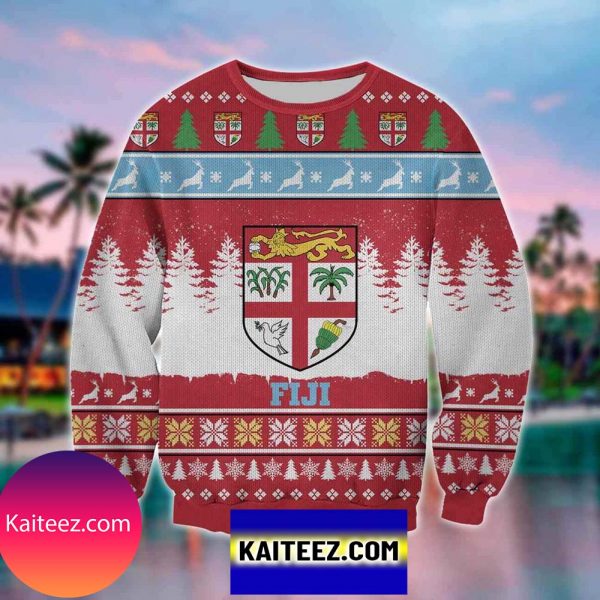 Fiji Island Country 3d All Over Print  Christmas Ugly Sweater