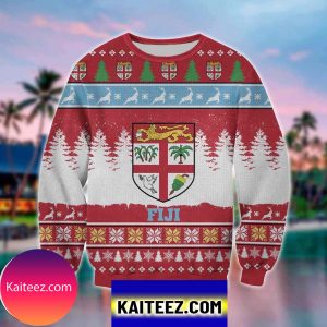 Fiji Island Country 3d All Over Print Christmas Ugly Sweater