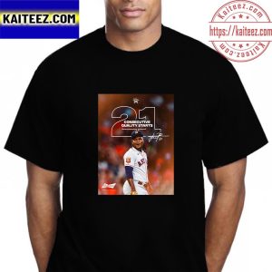 Framber Valdez In Houston Astros 21 Consecutive Quality Starts Vintage T-Shirt