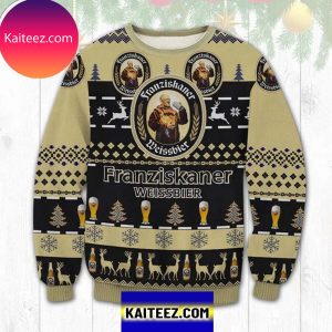 Franziskaner Weissbier 3D Christmas Ugly Sweater