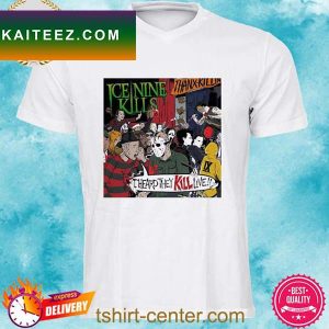 Freddy krueger and jason voorhees ice nine kills album halloween T-shirt