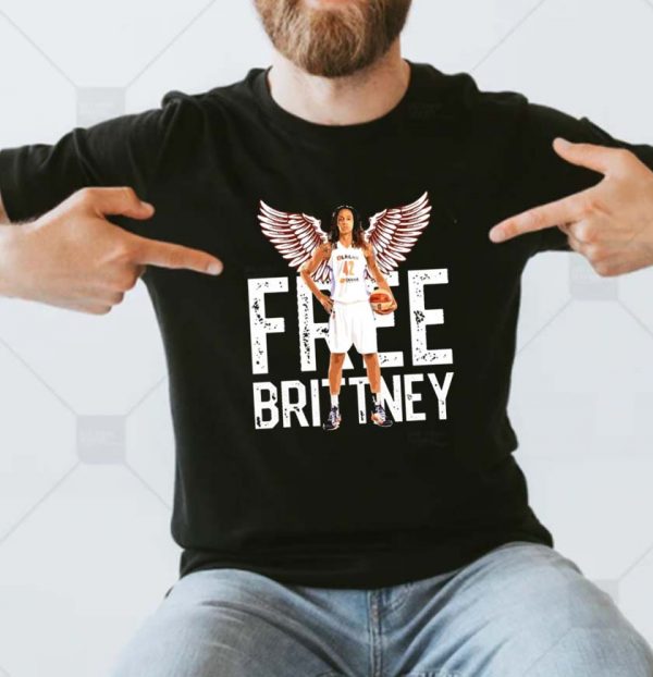 Free Brittney Griner Wings T- Shirt