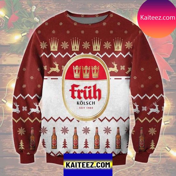 Fruh Kolsch 3D Christmas Ugly Sweater