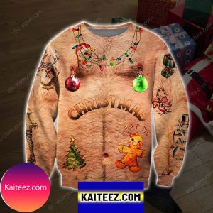 Funny Santa 3d Print Christmas Ugly Sweater