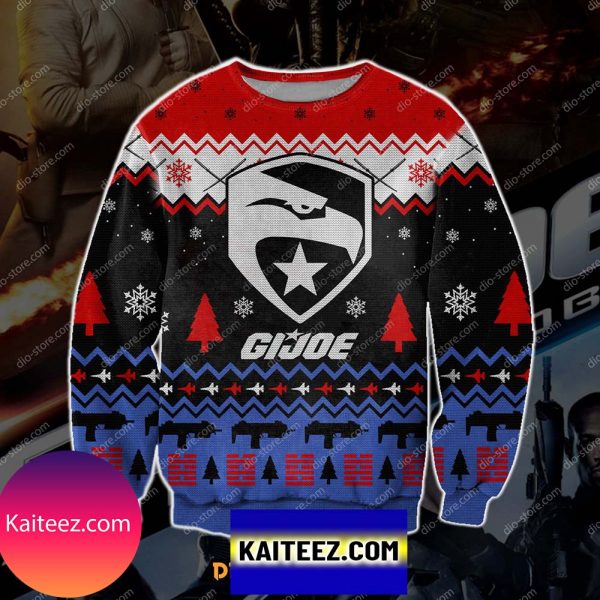 G.i.joe Cobra 3d Print Knitting Pattern Christmas Ugly Sweater