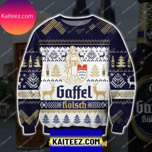 Gaffel Kolsch Beer  Christmas Ugly Sweater