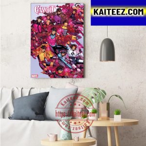 Gambit X Men Cover Remy LeBeau Art Decor Poster Canvas