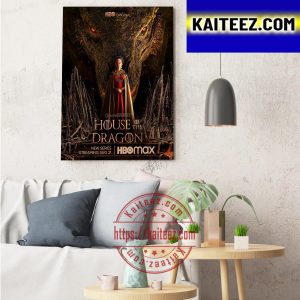 Game Of Thrones House Of The Dragon ArtDecor Poster Canvas