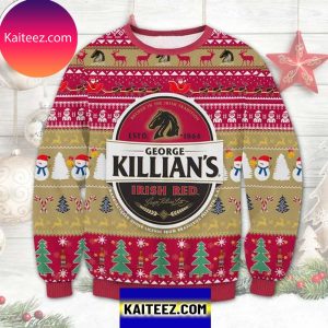 George Killian’s Irish Red 3D Christmas Ugly Sweater