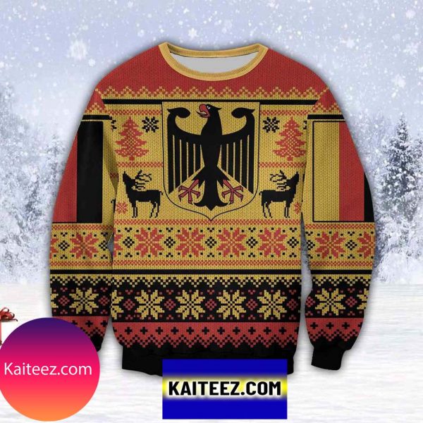 Germany 3d All Over Print Christmas Ugly Sweater