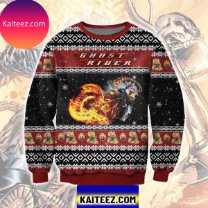 Ghost Rider 3d All Over Printed Christmas Ugly Sweater