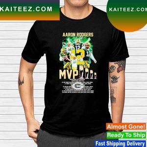 Green Bay Packers Aaron Rodgers MVP signature T-shirt