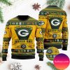 Green Bay Packers Disney Donald Duck Mickey Mouse Goofy Personalized Christmas Ugly Sweater