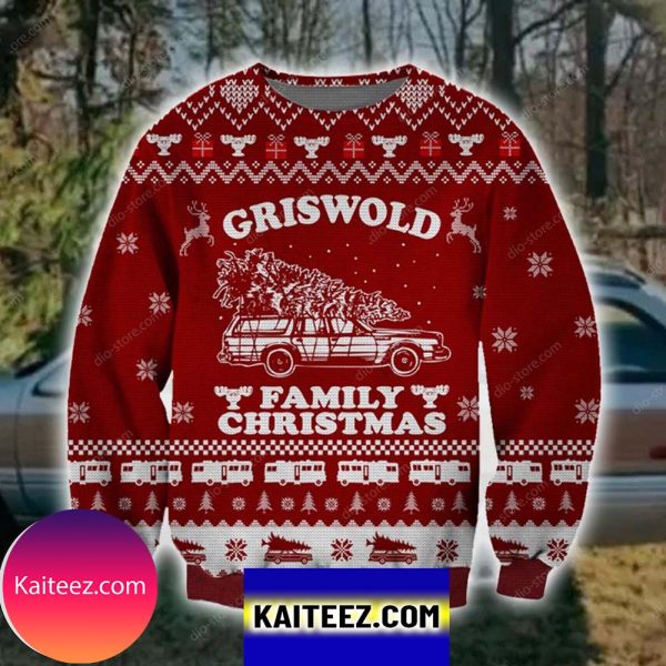 Griswold Family Christmas Knitting Pattern 3d Print Christmas Ugly Sweater