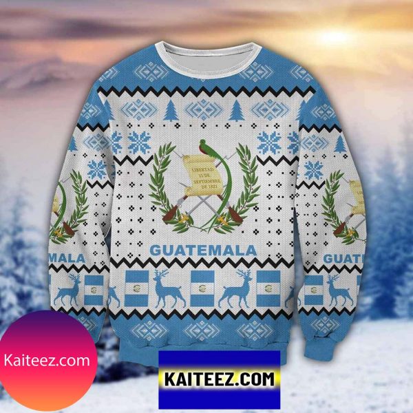 Guatemala 3d All Over Print  Christmas Ugly Sweater