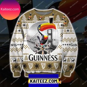 Guinness Beer 1759-toucan 3d All Over Print Christmas Ugly Sweater