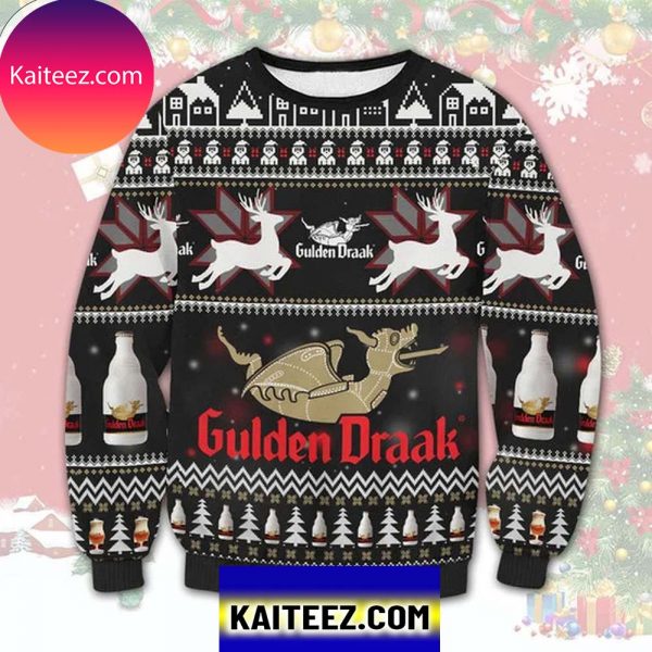 Gulden Draak Beer 3D Christmas Ugly Sweater