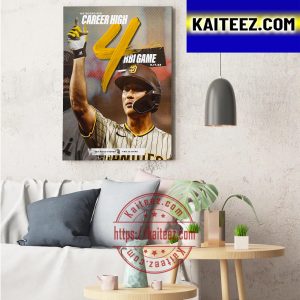 Ha Seong Kim In San Diego Padres Decorations Poster Canvas