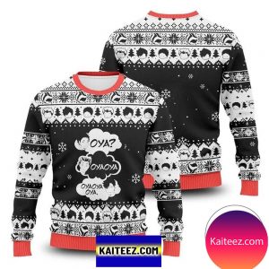 Haikyuu Oya Oya Oya Sweatshirt Knitted Christmas Ugly Sweater