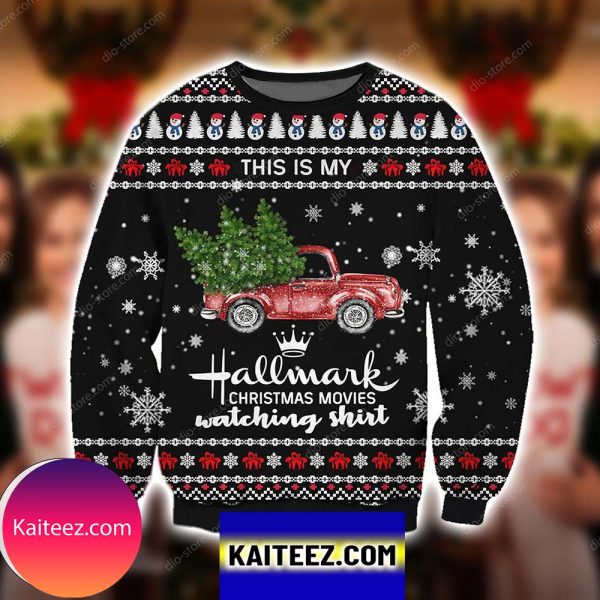 Hallmark Christmas Movies Knitting Pattern 3d Print Ugly Sweater