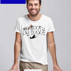 Halloween Sport Witch And Skeleton T-Shirt