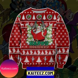 Happy Holidays 3d Print Christmas Ugly Sweater