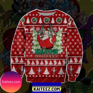 Happy Holidays 3d Print Christmas Ugly Sweater