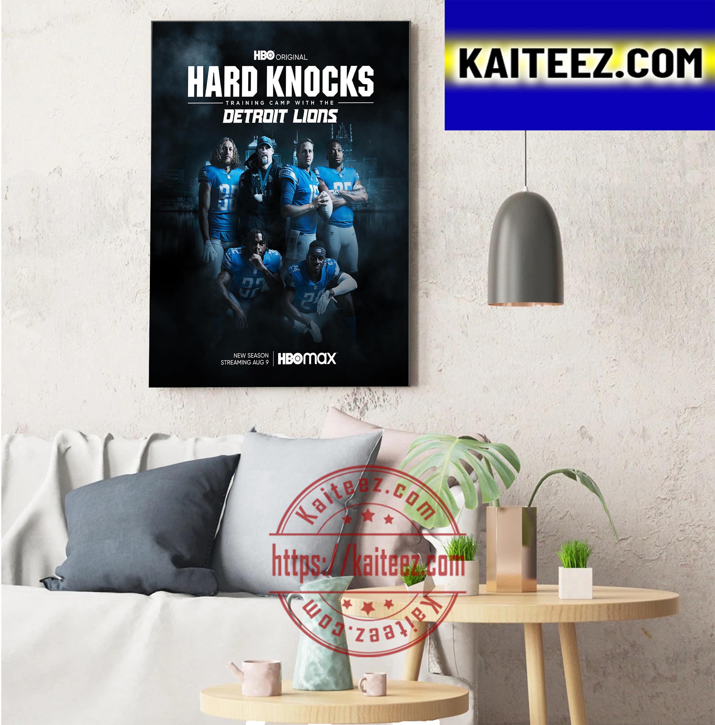 Hard Knocks Training Camp Detroit Lions HBO Poster Canvas - REVER