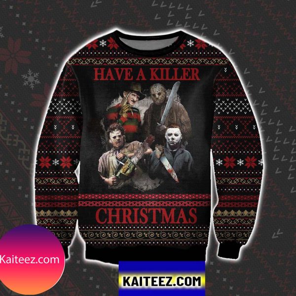 Have A Killer Christmas Christmas Ugly Sweater