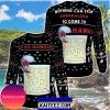 Hawaii Maze Game 3d All Over Print Christmas Ugly Sweater