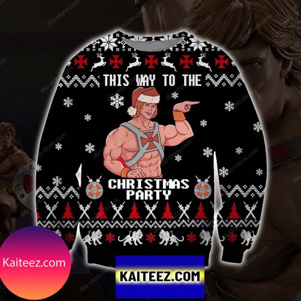 He-man Knitting Pattern 3d Print Christmas Ugly Sweater