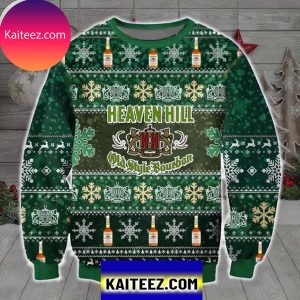 Heaven Hill Old Style Bourbon 3D Christmas Ugly Sweater