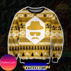 Heisenberg Breaking Bad 3d Prin Christmas Ugly Sweater