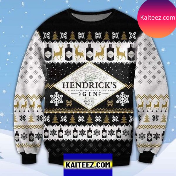 Hendricks Gin 3D Christmas Ugly Sweater