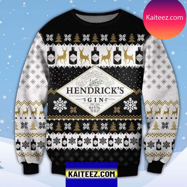 Hendricks Gin 3D Christmas Ugly Sweater