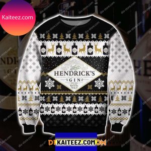 Hendrick’s Gin Wine Knitting Pattern Christmas Ugly Sweater