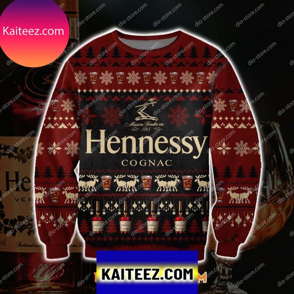 Hennessy Cognac Christmas Ugly Sweater