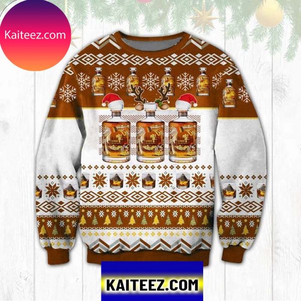 Hibiki Whisky 3D Christmas Ugly Sweater