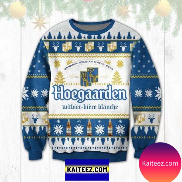 Hoegaarden 3D Christmas Ugly Sweater