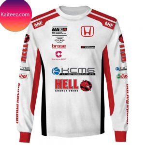 Honda Racing Car Rallying Branded Unisex Christmas Ugly Sweater