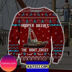 Hooper Drives Knitting Pattern 3d Print Christmas Ugly Sweater