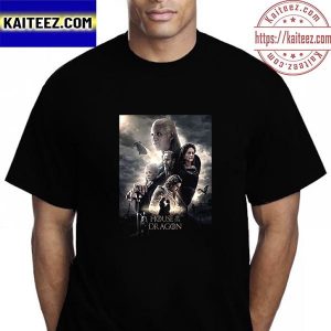 House Of The Dragon Poster Movie Episode 2 Vintage T-Shirt