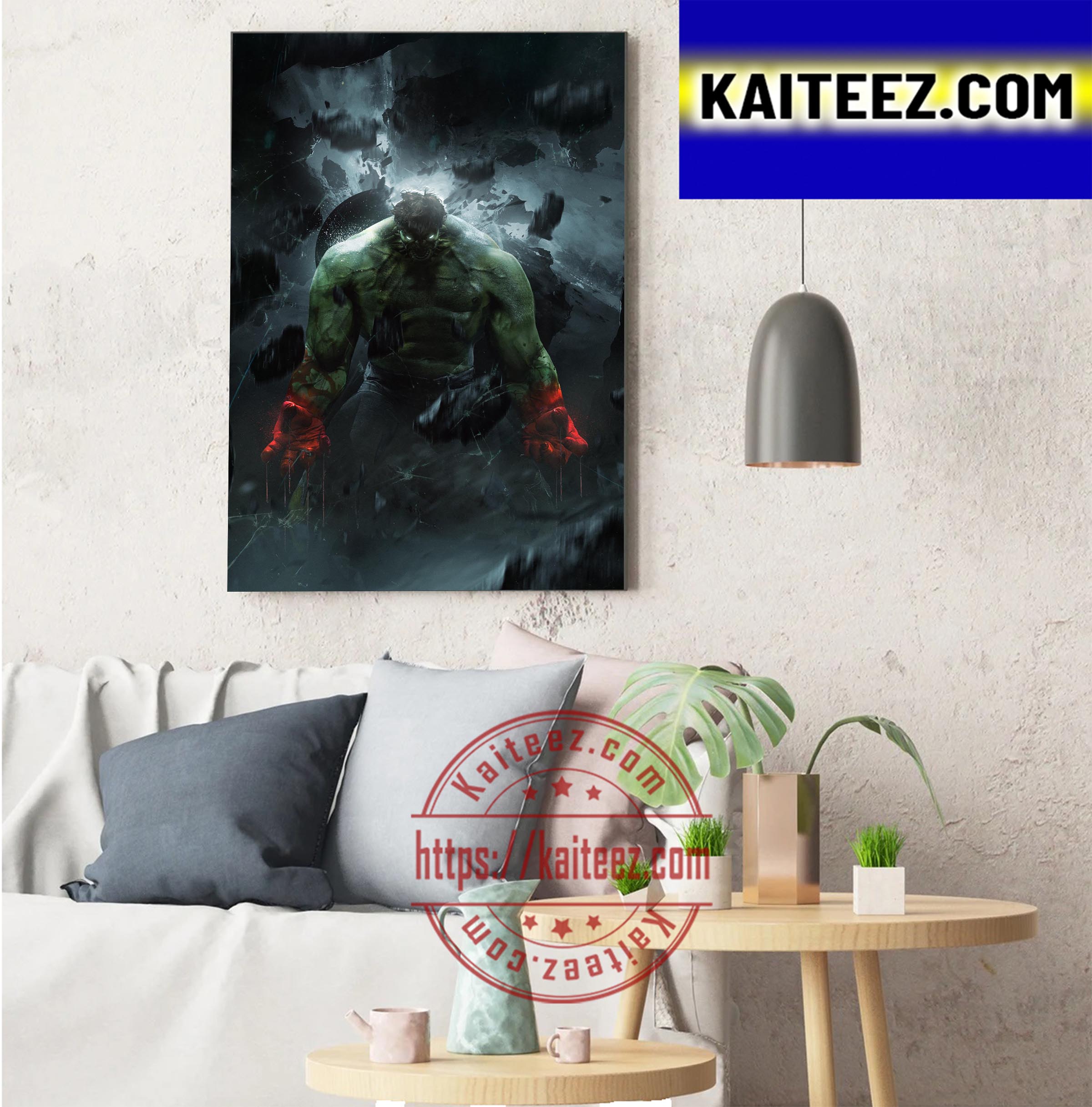 Hulk World Breaker Fan Art Movie Decor Poster Canvas - Kaiteez