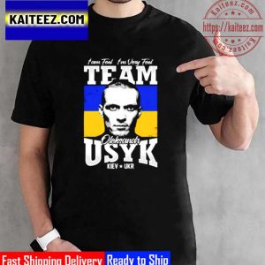 I Am Feel Im Very Feel Team Of USYK Boxing Vintage T-Shirt
