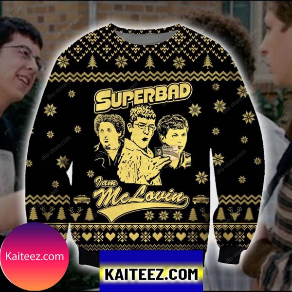 I Am Mclovin Superbad Knitting Pattern 3d Print Christmas Ugly Sweater