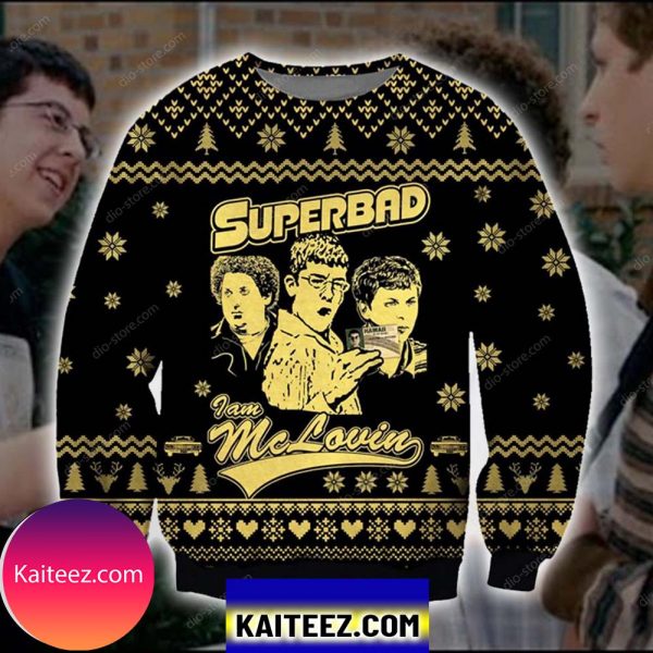 I Am Mclovin Superbad Knitting Pattern 3d Print Christmas Ugly Sweater