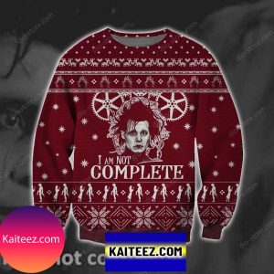 I Am Not Complete Knitting Pattern 3d Print Christmas Ugly Sweater