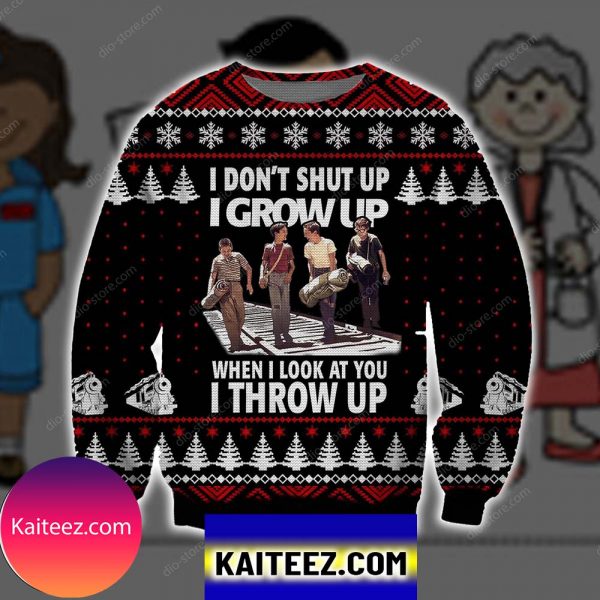 I Grow Up I Throw Up 3d Print Christmas Ugly Sweater
